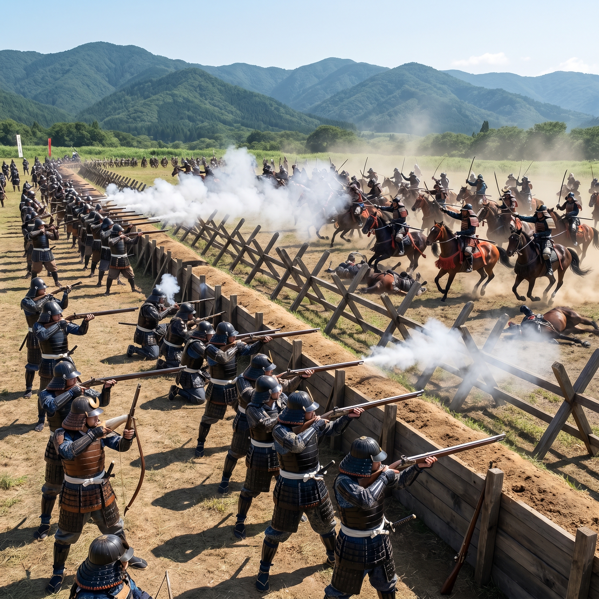 長篠の戦い - 戦場