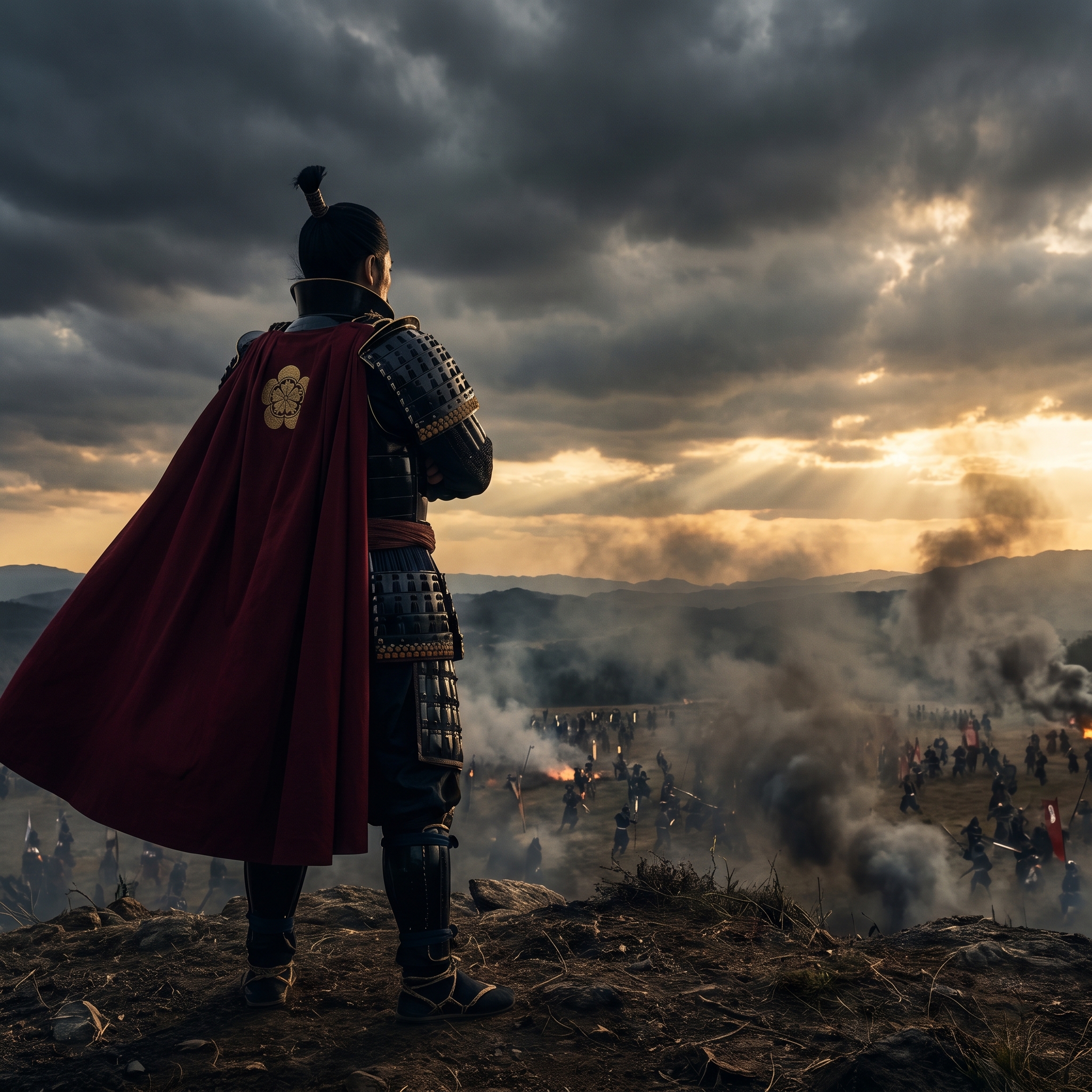 長篠の戦い - 信長が見下ろしているところ